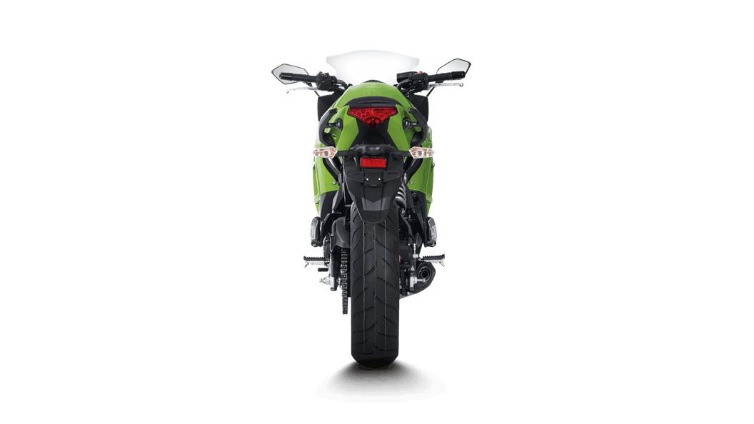 bemærkede ikke . Perennial Kawasaki ER-6 N/F 2016 Racing Line (Titanium) - Akrapovič Motorcycle Exhaust