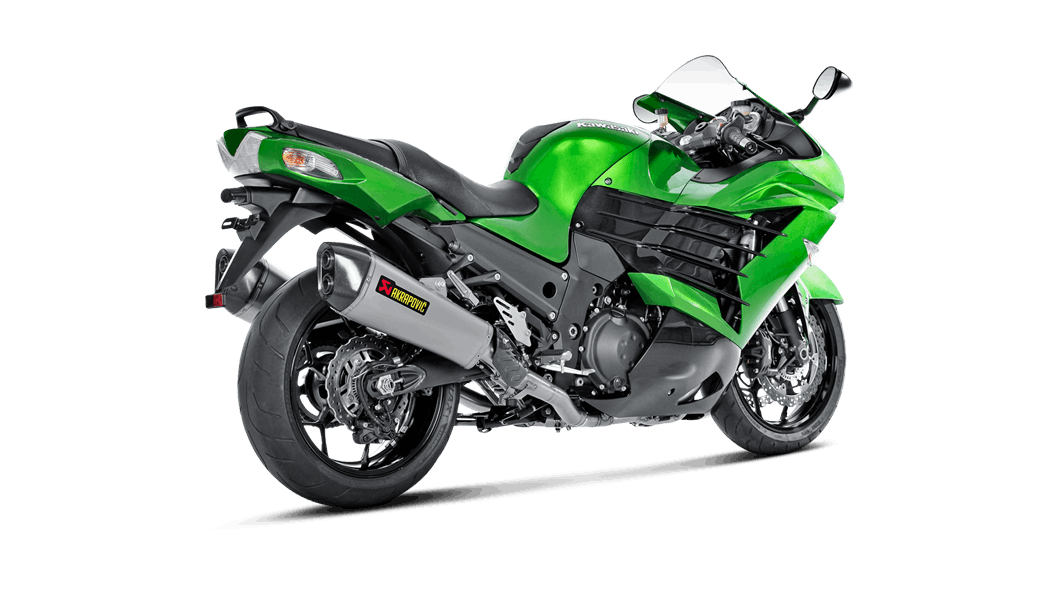 Uheldig krater fure Kawasaki ZZR 1400, ZX14R 2019 Racing Line (Titanium) - Akrapovič Motorcycle  Exhaust