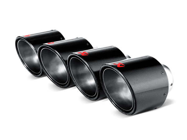 Tail pipe set (Carbon,dia 125 mm) Corvette TP-NIR35C