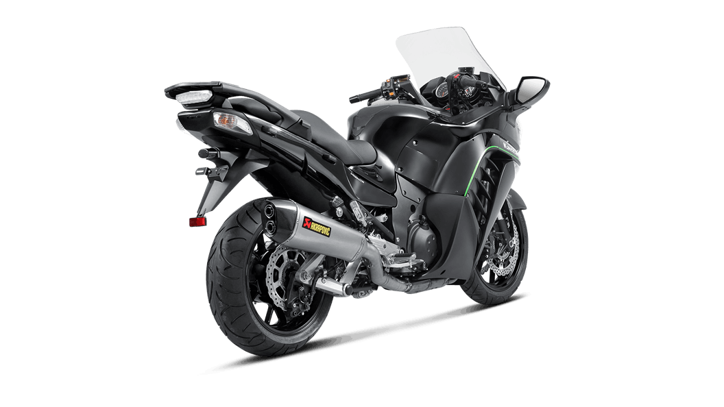 aluminium afskaffe Wetland Kawasaki CONCOURS 14 2017 Slip-On Line (Titanium) - Akrapovič Motorcycle  Exhaust