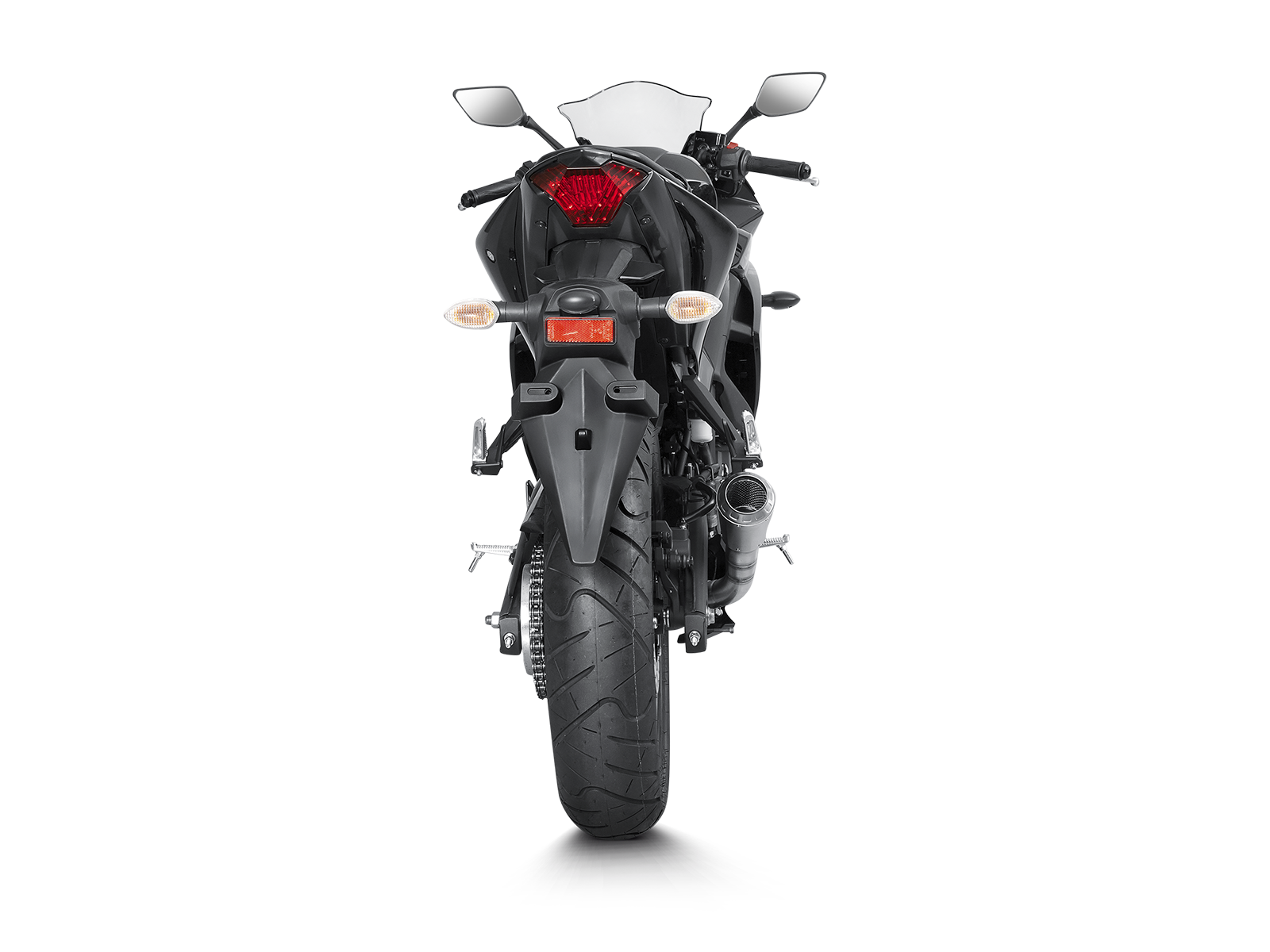 Akrapovic S-Y2SO11-AHCSS - Escape de línea deslizante para Yamaha R3  2015-2017