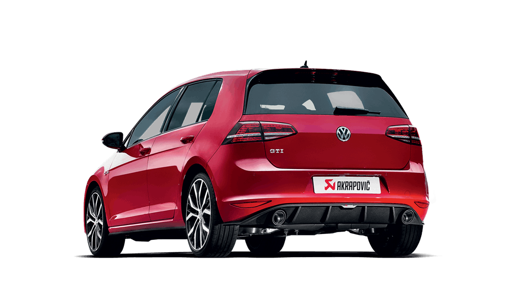 Volkswagen Golf Vii Gti 16 Slip On Race Line Titanium Akrapovic Car Exhaust Volkswagen Golf Vii Gti 16 Slip On Race Line Titanium Akrapovic Car Exhaust