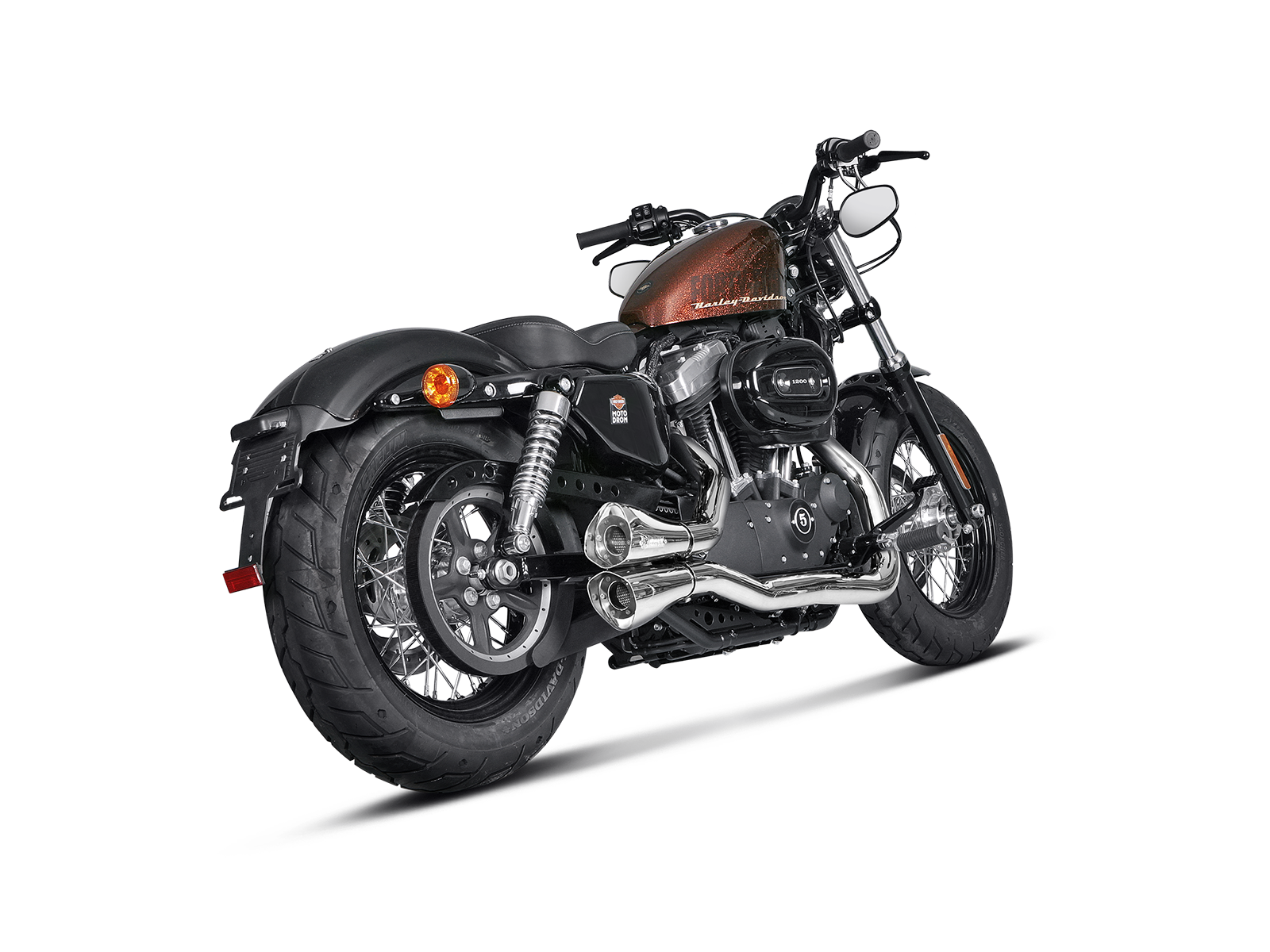Klappenauspuff Harley Davidson XL1200X