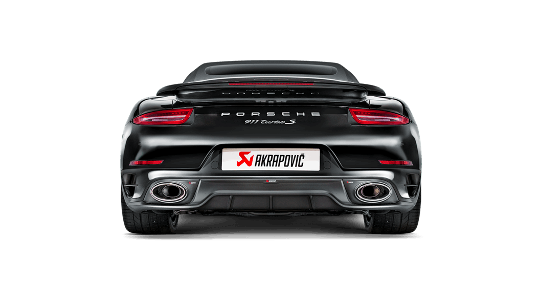 Porsche 911 Turbo Turbo S 991 15 Slip On Line Titanium Akrapovic Car Exhaust Porsche 911 Turbo Turbo S 991 15 Slip On Line Titanium Akrapovic Car Exhaust