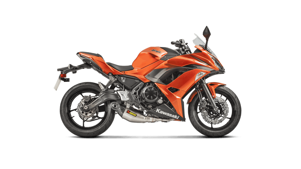 Betydning kunstner subtraktion Kawasaki Ninja 650 2019 Racing Line (Titanium) - Akrapovič Motorcycle  Exhaust