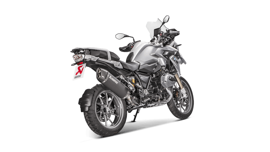Positivo bancarrota Regreso BMW R 1200 GS 2016 Slip-On Line (Titanium) - Escape de motocicleta Akrapovič