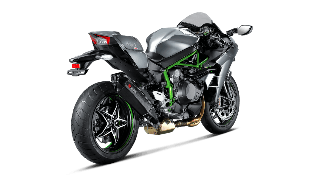 Jeg klager Tilfredsstille Premier Kawasaki Ninja H2 2020 Slip-On Line (Carbon) - Akrapovič Motorcycle Exhaust