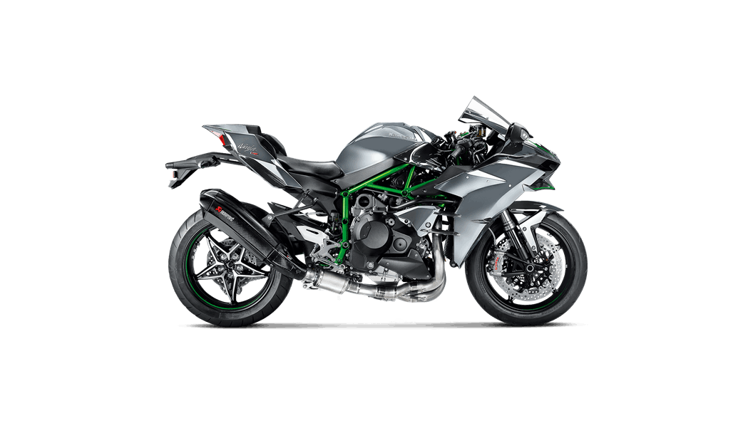 Kawasaki Ninja H2 2019 Evolution Line Carbon Escape De Motocicleta Akrapovic