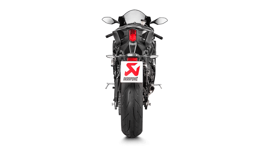 Yamaha R6 2017 Slip-On Line (Titanium) - Akrapovič Motorcycle Exhaust