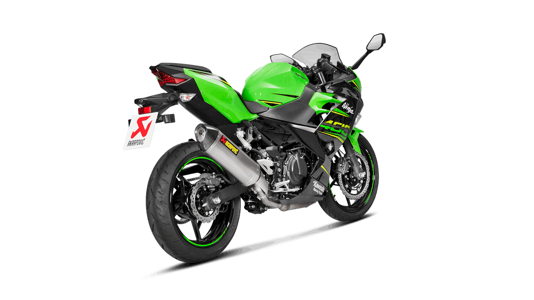 Ninja 250 2019 Slip-On Line (Titanium) - Akrapovič Motorcycle Exhaust