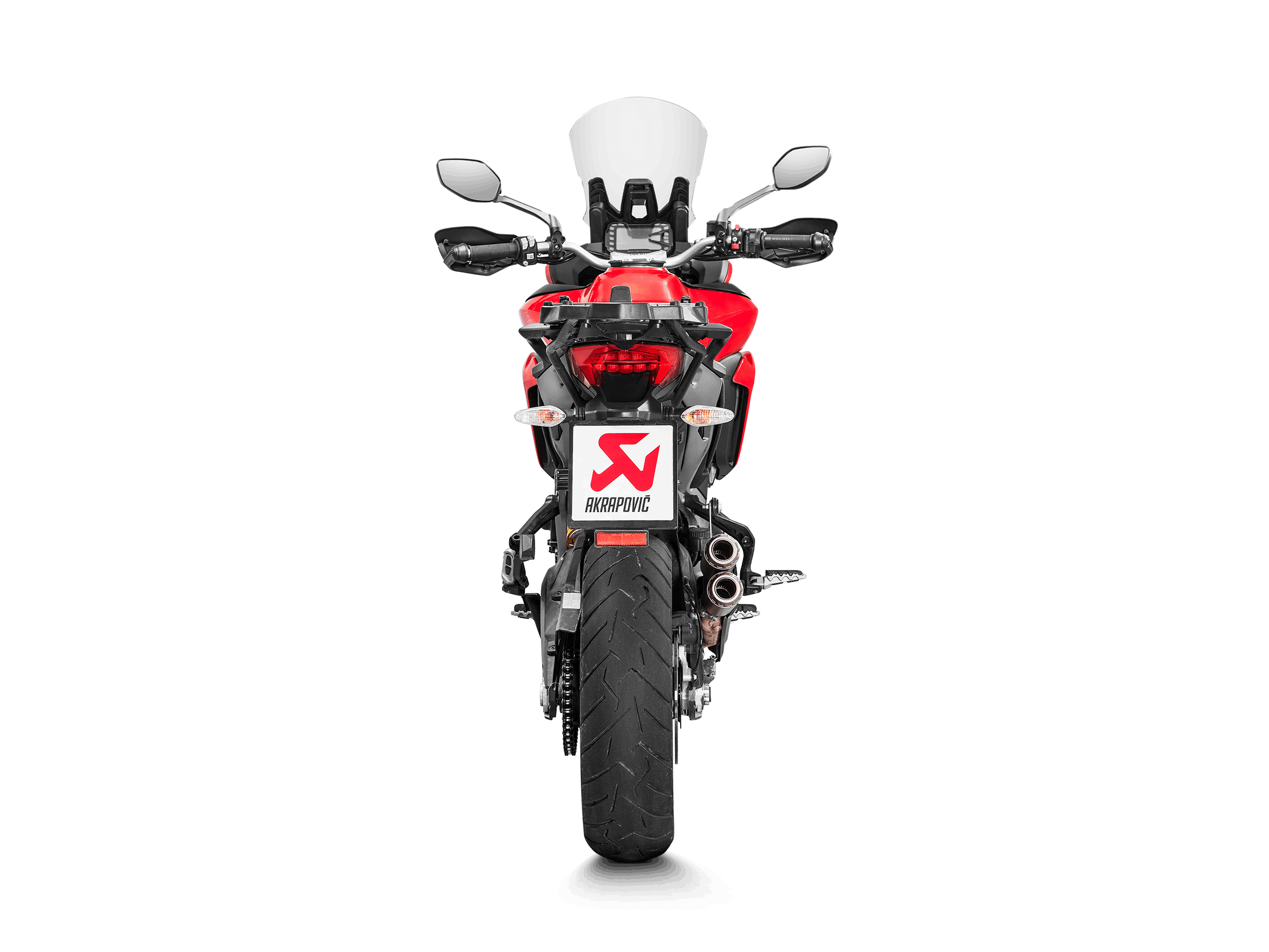 Ducati Multistrada 950 / 950 S / V2 / V2 S 2019 Slip-On Line (Titanium) -  Akrapovič Motorcycle Exhaust