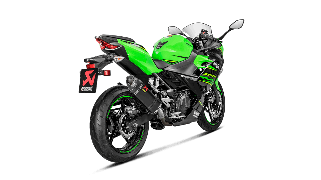Kawasaki 400 2018 Slip-On Line (Carbon) - Akrapovič Motorcycle Exhaust