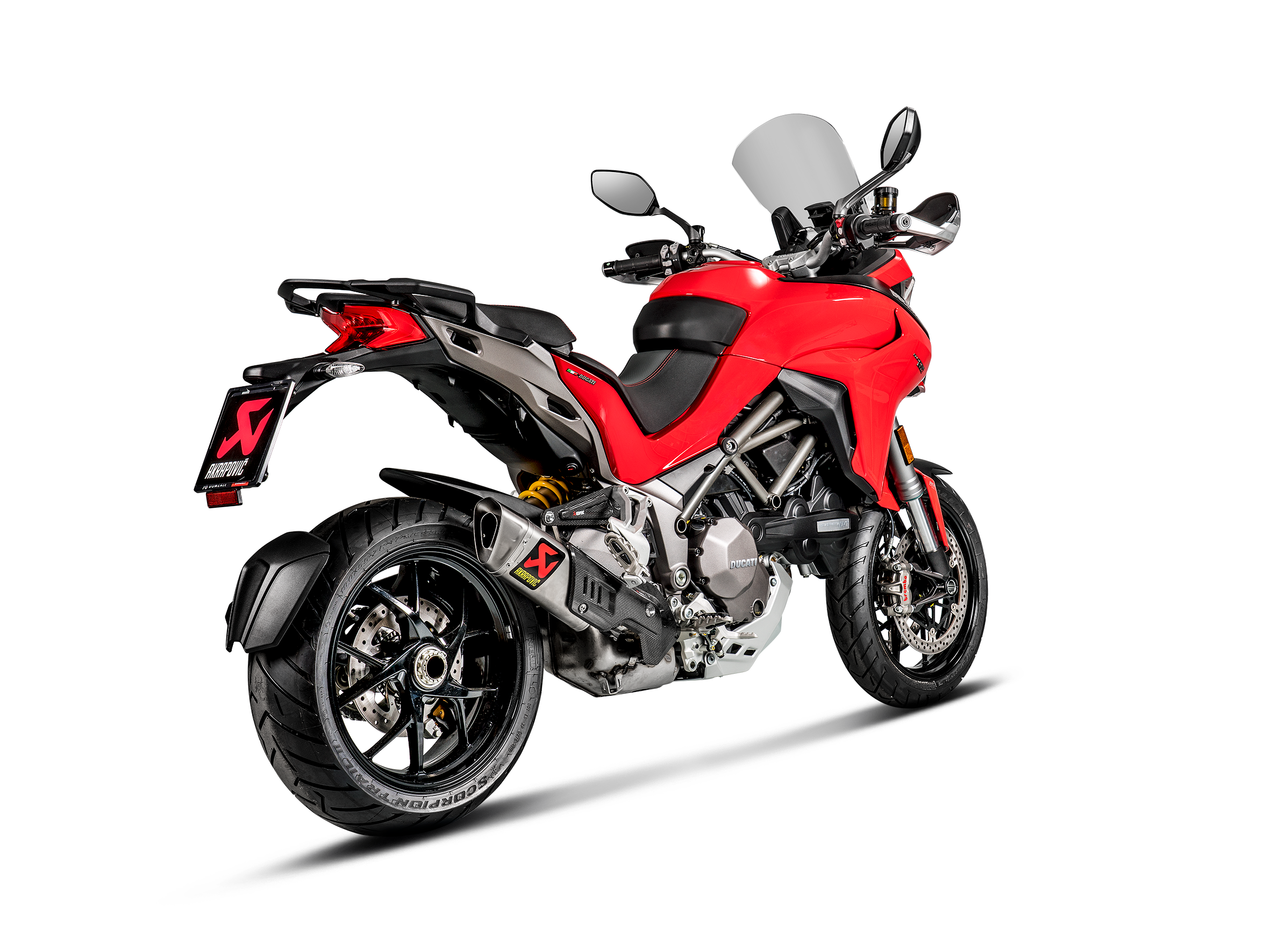 リバーシブルタイプ サイレンサー サイレンサー排気チタンAkrapovic Ducati Multistrada 1200 2015 17  Silencer exhaust titanium Akrapovic Ducati Multistrada 1200 