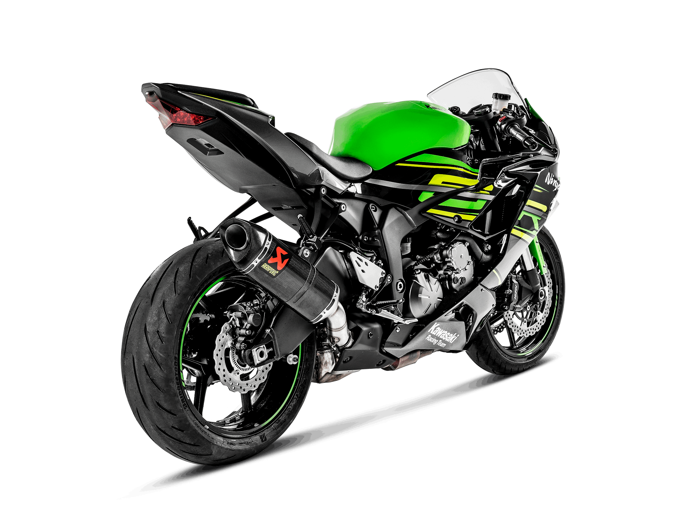 Kawasaki Ninja ZX-6R 636 2020 Slip-On Line (Carbon) - Akrapovič Motorcycle  Exhaust