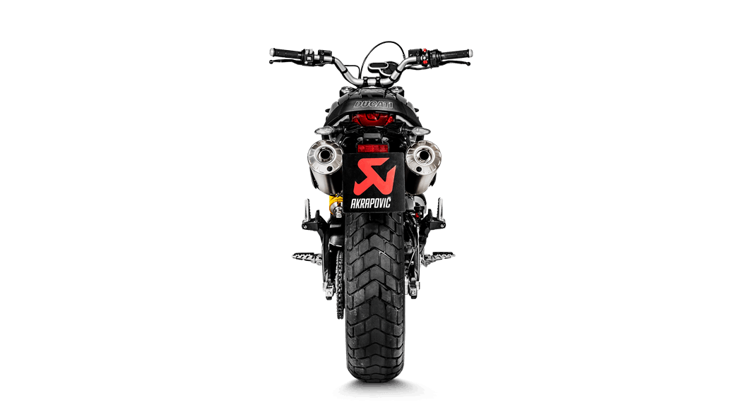 Ducati Scrambler 1100 Slip On Line Titanium Akrapovic Motorcycle Exhaust