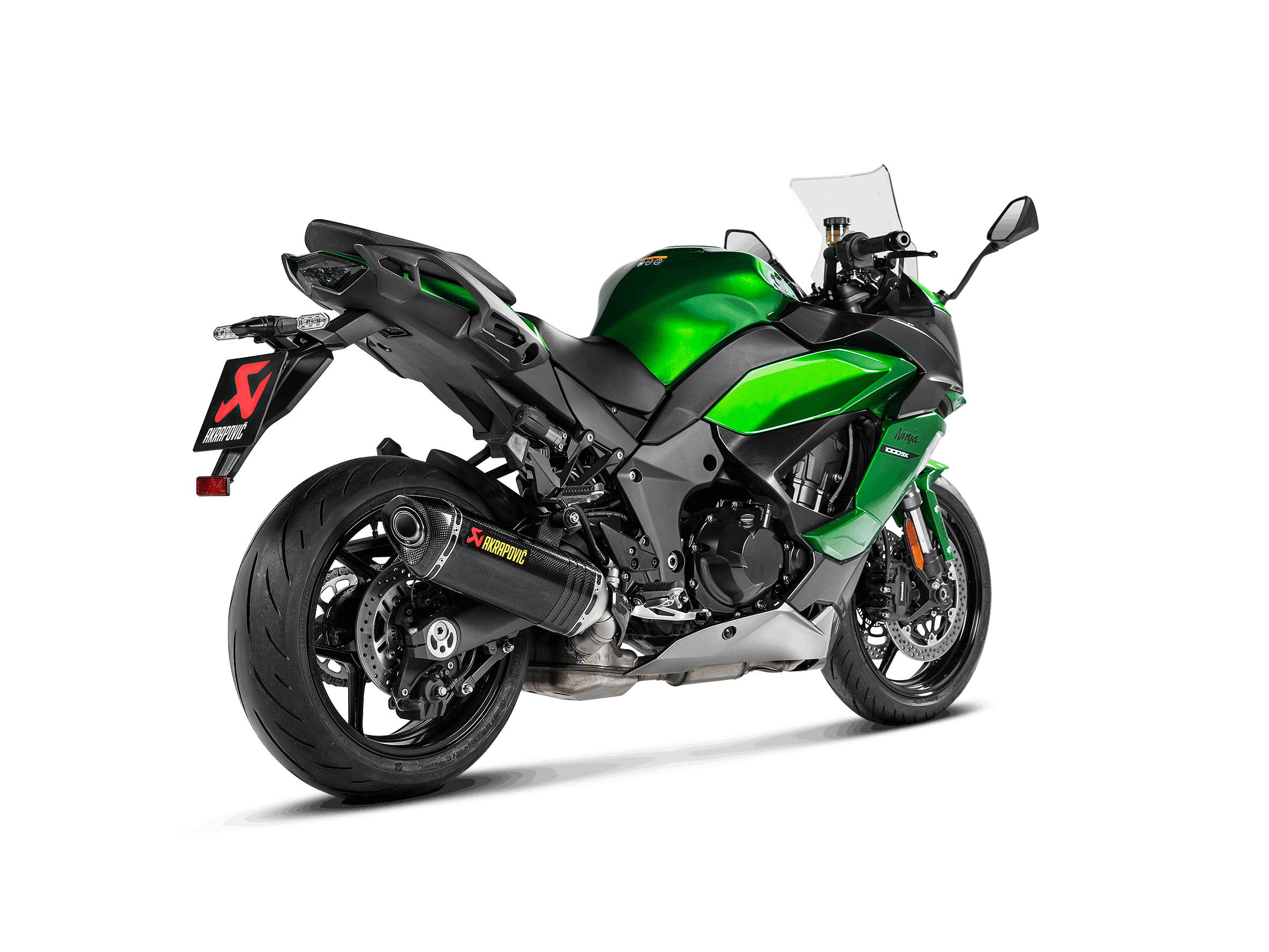 Kawasaki Ninja 1000SX 2020 Slip-On Line (Carbon) - Akrapovič Motorcycle  Exhaust