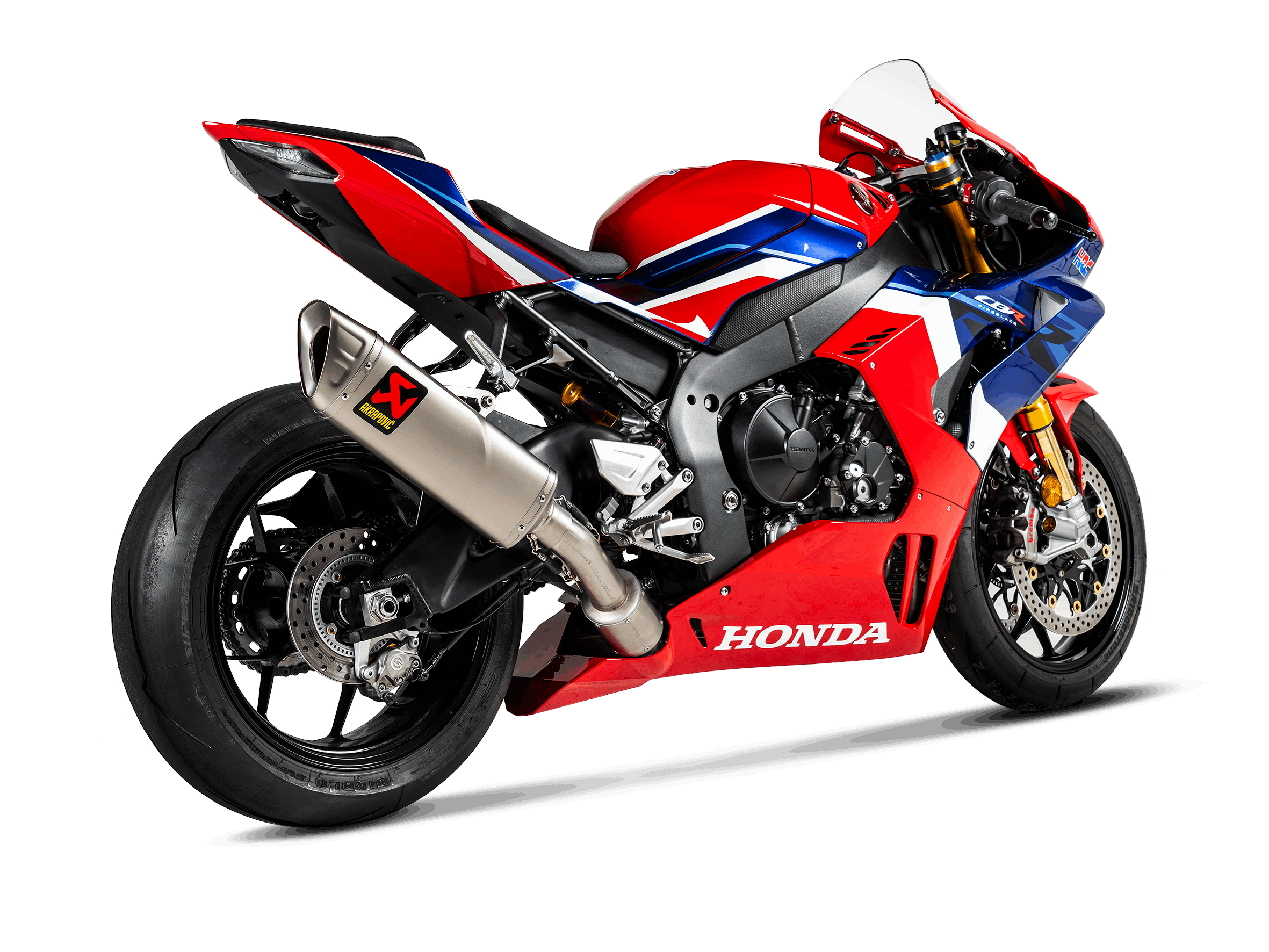 Honda CBR 1000RR-R Fireblade / SP 2022 Slip-On Line (Titanium) Track Day -  Akrapovič Motorcycle Exhaust