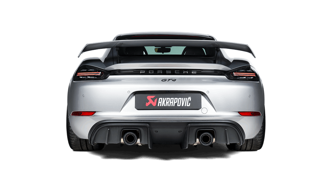 Porsche 718 Cayman Gts 4 0 Boxster Gts 4 0 Opf Gpf Tail Pipe Set Titanium Black Echappement Akrapovic Pour Voiture Porsche 718 Cayman Gts 4 0 Boxster Gts 4 0 Opf Gpf Tail Pipe Set Titanium Black Echappement Akrapovic Pour Voiture