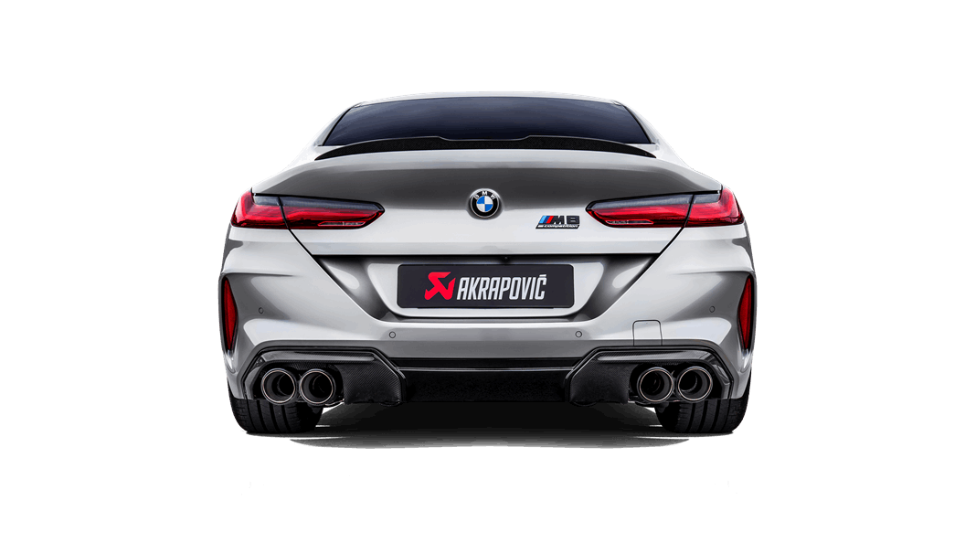 Bmw M8 M8 Competition Gran Coupe F93 Evolution Line Titanium Akrapovic Car Exhaust Bmw M8 M8 Competition Gran Coupe F93 Evolution Line Titanium Akrapovic Car Exhaust