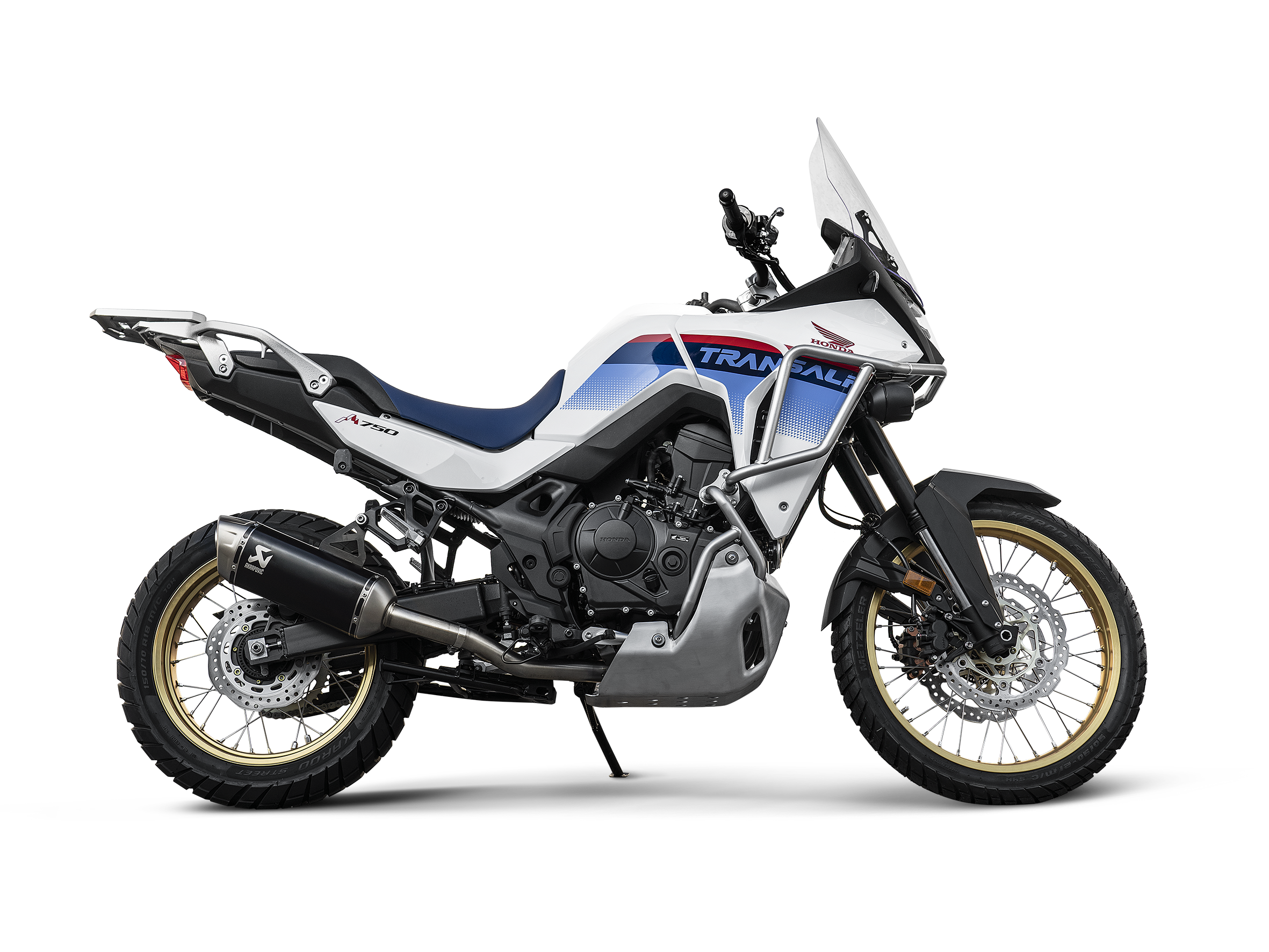 Echappement Akrapovic Slip-On Line Titane pour Transalp XL750